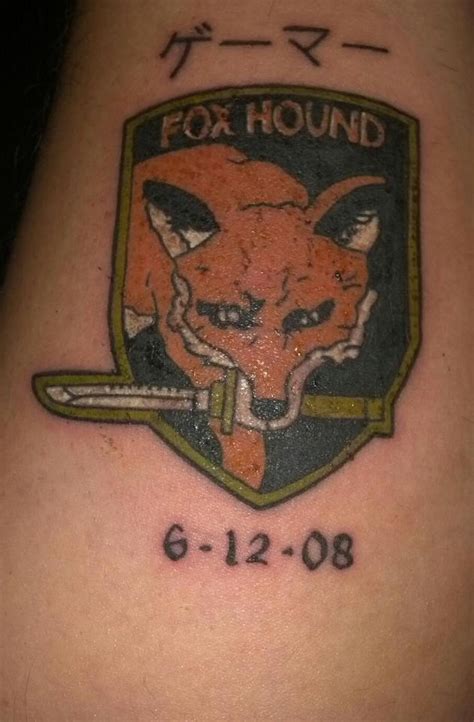 My Foxhound Tattoo on my left arm | Tatoo