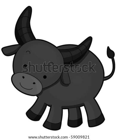 Water Buffalo - Vector - 59009821 : Shutterstock