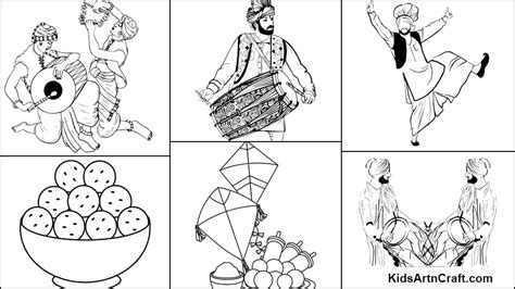 Lohri Coloring Pages For Kids – Free Printables - Kids Art & Craft