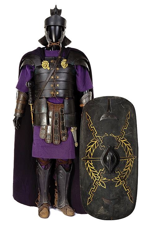 Sold Price: "Praetorian Guard" costume with arena shield and sword from Gladiator. - October 4 ...