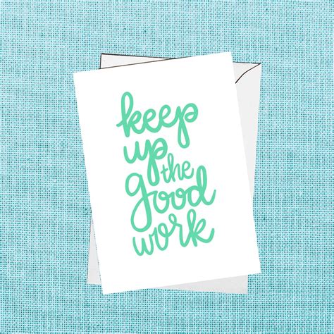 keep up the good work card set of 10