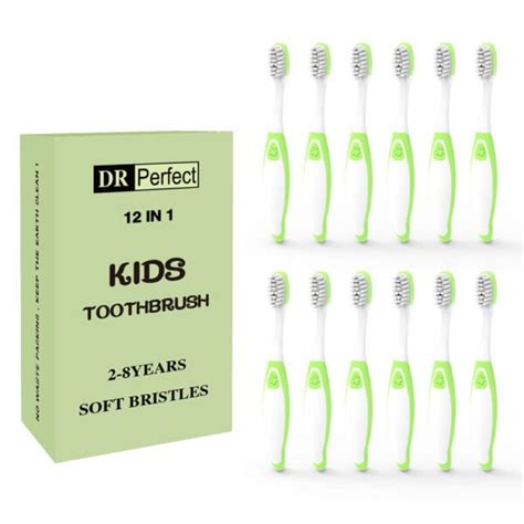 Soft Bristled Kids Toothbrush, 12 Pack - DR.PERFECT