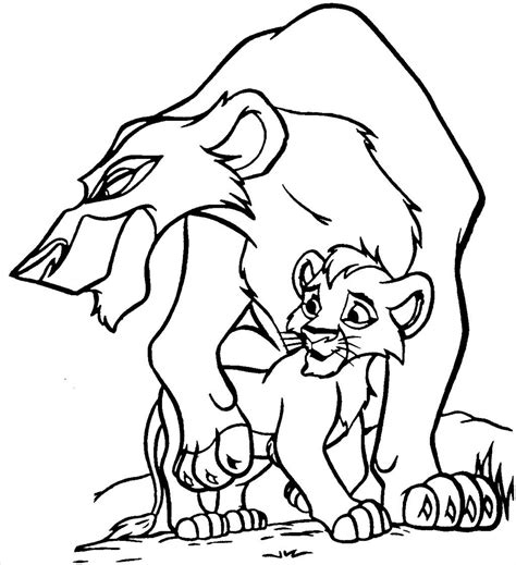 Lion King Tree Drawing at GetDrawings | Free download