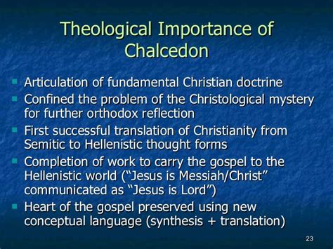 Turning Point 3: The Council of Chalcedon (451)