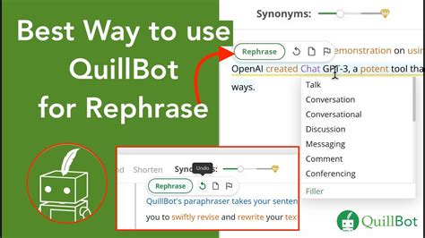 How to use QuillBot - Best Way to use QuillBot for Rephrase | QuillBot AI Paraphrasing Tool ...