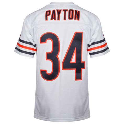 Walter Payton Chicago Bears Men's White Away Premier Jersey – Clark Street Sports