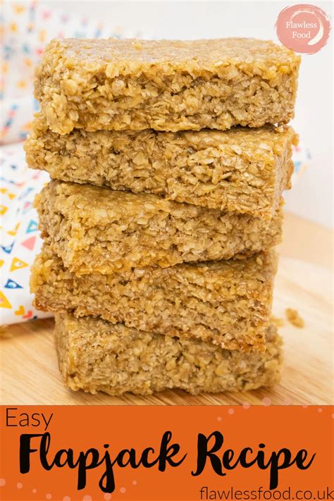 How to make traditional flapjacks using 4 simple ingredients; butter ...