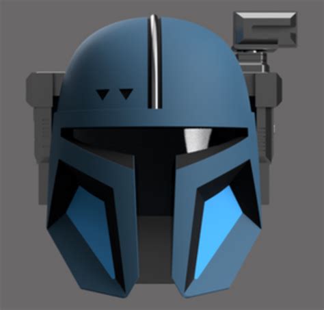 Free STL file Paz vizsla helmet (heavy infantry Mandalorian) 🪖・Template to download and 3D print ...