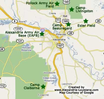 Camp Livingston Louisiana WWII Army Camp near: history, maps, camp ...