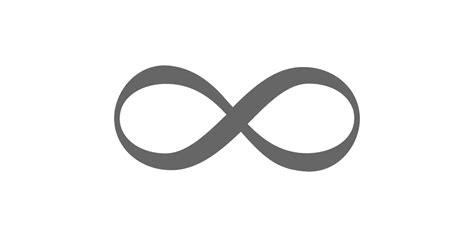 Infinity symbol PNG transparent image download, size: 1200x600px