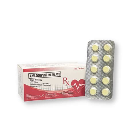 Amlodipine 5mg, Tablet - Phil Generic Medicine