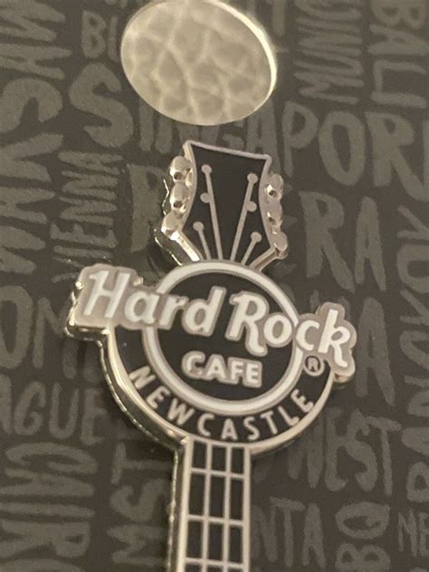 RARE HRC Hard Rock Cafe Newcastle Original Black & White LE200 Guitar Pin 2020 | eBay