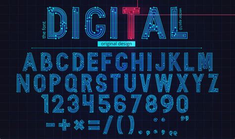 232,761 BEST Digital Font IMAGES, STOCK PHOTOS & VECTORS | Adobe Stock