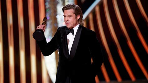 Brad Pitt Won His First Acting Oscar, and Dedicated the Award to His ...