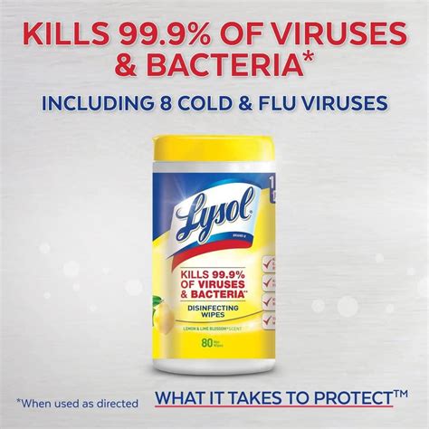 Lysol Disinfecting Wipes, Lemon and Lime Blossom, 80 Count - Klatchit