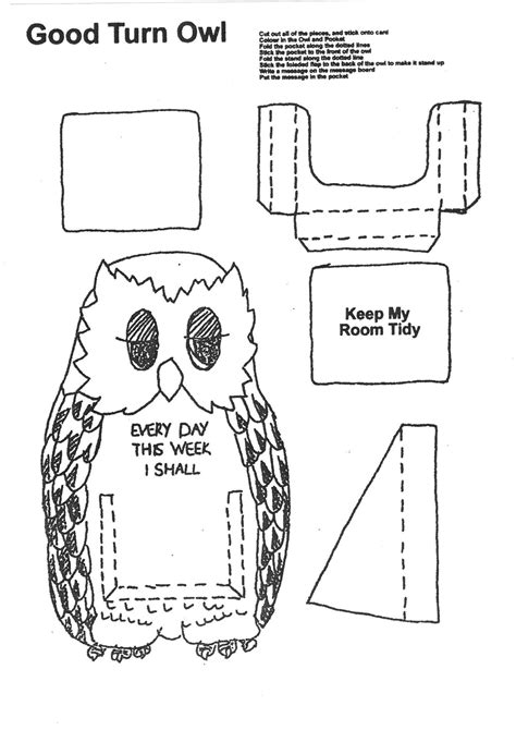 Promise owl … | Brownies activities, Rainbow activities, Thinking day girlguiding