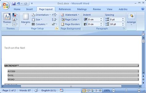 MS Word 2007: Create a different header for the first page