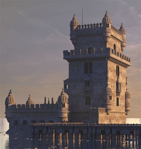 Belem Tower 3D - TurboSquid 1761645