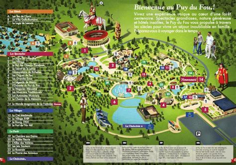 Map of Puy du fou (France) | Puy du fou, Grand parc, Parc d'attraction