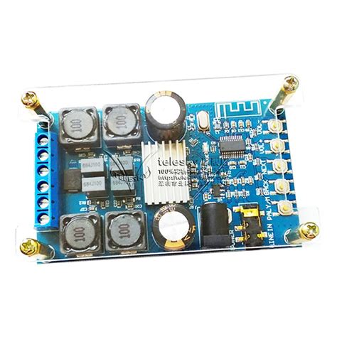 Bluetooth digital amplifier board module Dual channel 50W * 2 audio ...