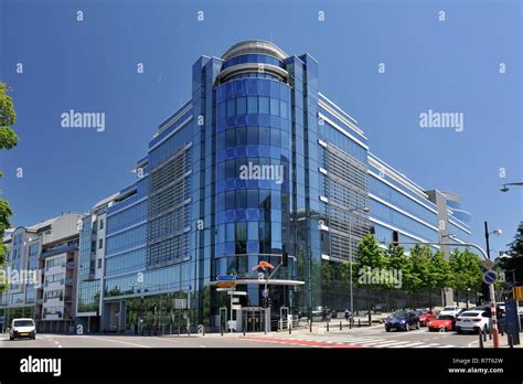 Luxembourg, Luxembourg city, building housing the headquarters of ...