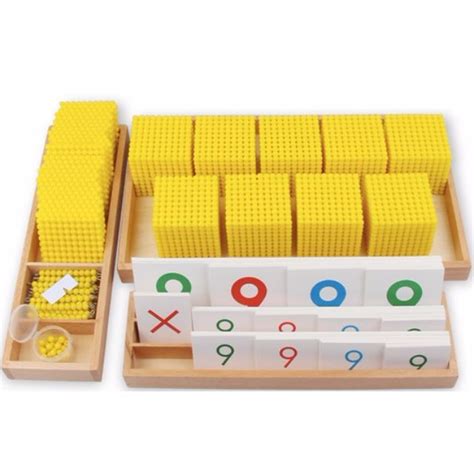 BN Montessori Maths (Golden Beads) - Decimal System, Hobbies & Toys ...