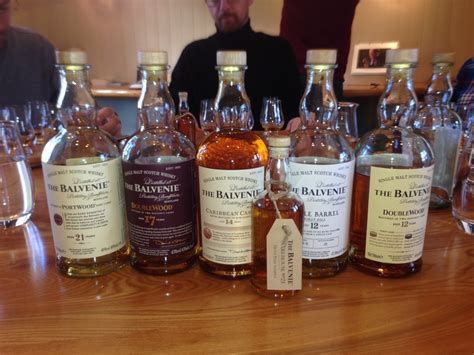 Whisky Tour & Review – Balvenie Distillery, Tasting 12 DW, 12 SB, 14 Carribean, 17 DW, 21 ...