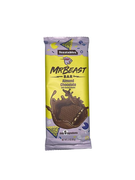 Mr. Beast Chocolate Bar - Almond Chocolate