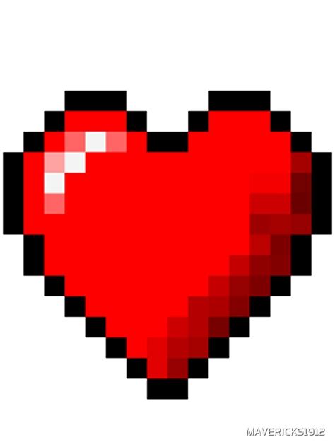 "8-Bit Pixel Heart" Art Print for Sale by MAVERICKS1912 | Redbubble