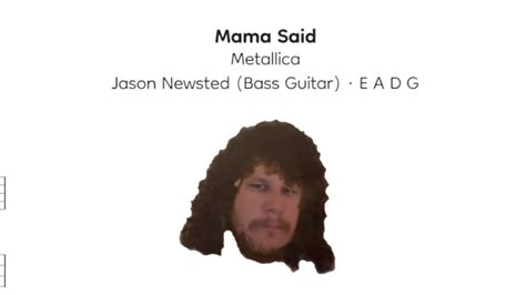 Metallica - Mama Said (Bass cover with TAB) - YouTube