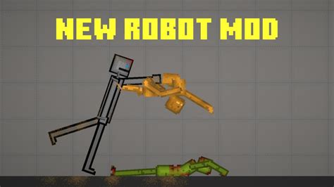 NEW ROBOT MOD IN MELON PLAYGROUND - PEOPLE PLAYGROUND - ACTION SANDBOX ...