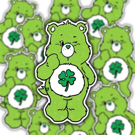 Good luck bear gift waterproof sticker decal laptop | Etsy in 2021 | Waterproof stickers, Fun ...