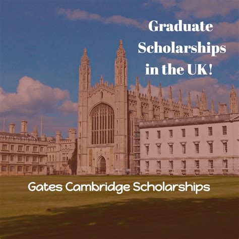 Gates Cambridge Scholarship - International Scholarships