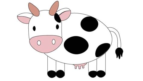 Cartoon Cow Drawing || Step by Step Guide - Cool Drawing Idea