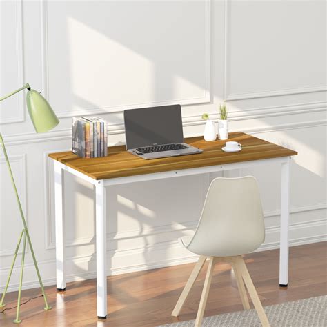 GEZEN Simple Computer Desk 55" Modern Small Desk Home Office Study ...