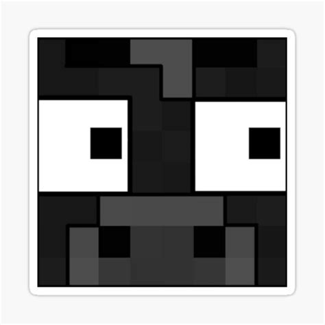 "Minecraft cow funny meme, funny game mobs face pixel skin" Sticker for Sale by MinecraftArt ...