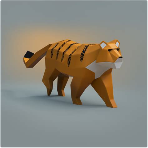 Tiger Rigged 3D Model - TurboSquid 1562698