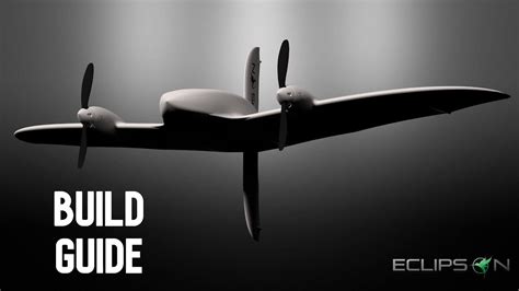 E-VTOL-1 build guide. 3D printed VTOL - YouTube