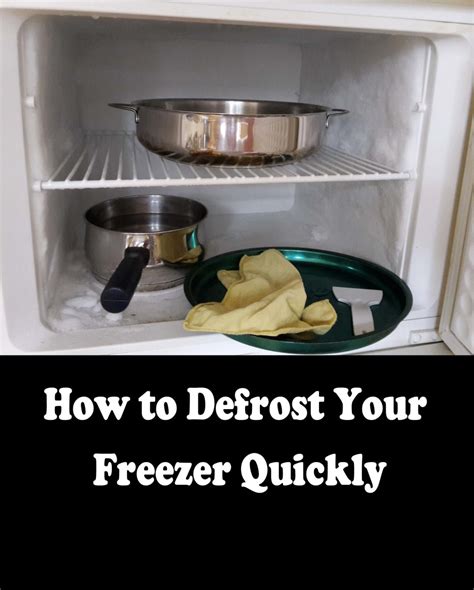 How to Defrost Your Freezer Quickly | Dengarden