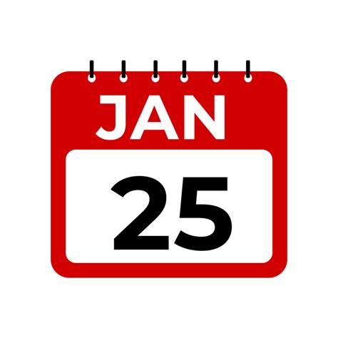 january 25 calendar reminder. 34594717 PNG