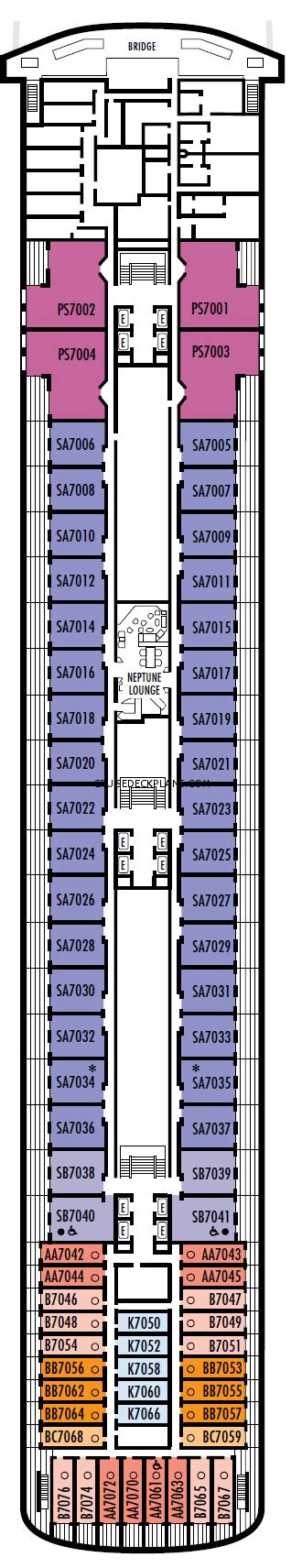 Rotterdam Navigation Deck Plan Tour