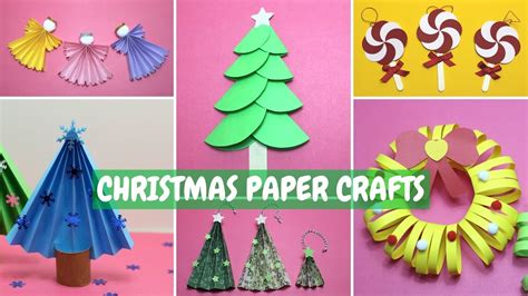 Christmas Easy Paper Crafts For Kids | Christmas Day