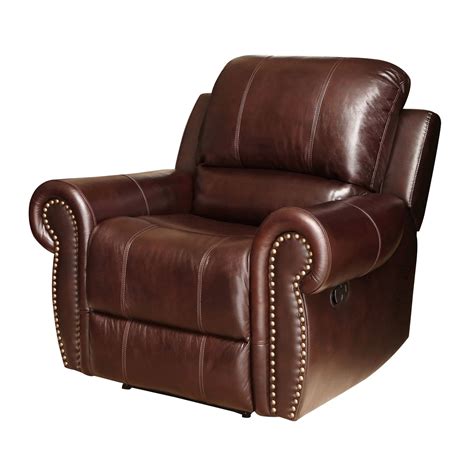 Abbyson Living Sedona Leather Chaise Recliner & Reviews | Wayfair