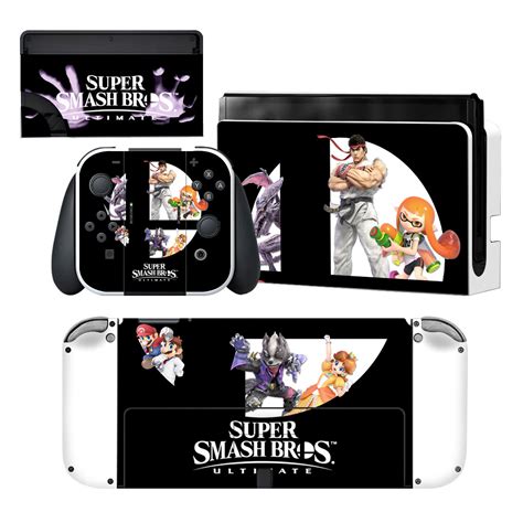 Super Smash Bros Game Skin Sticker Decal For Nintendo Switch OLED ...