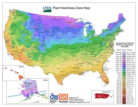 31"x24" Heavyweight Photo Paper Quality Poster: Climate Map - ClimateZone Maps of the United ...