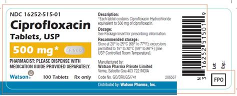 Greater Miami Valley EMS Council - Virtual Drug Bag - Ciprofloxacin