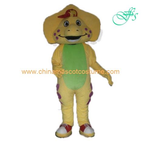 Barney and friends cartoon costume, Barney mascot costume