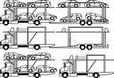 Car Carrier Coloring Pages sketch template