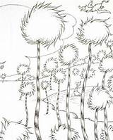 Truffula Tree Coloring Page Printable Pages sketch template