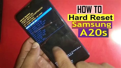 Samsung A20S Hard reset A207F HARD RESET FACTORY RESET SAMSUNG A20s SM-A207F - YouTube